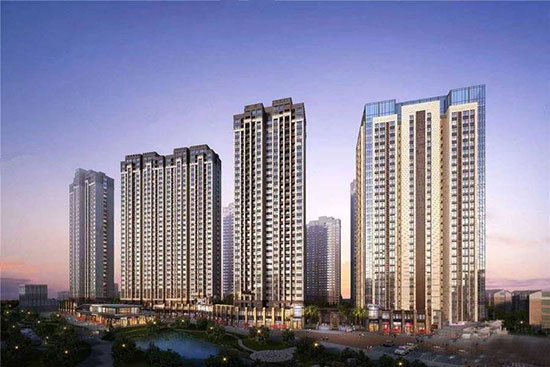 建筑面积：211226㎡，占地面积：45493㎡，容积率：3.8，绿化率：30%，停车位：1664 （地下：1664个），规划总户数：1329户