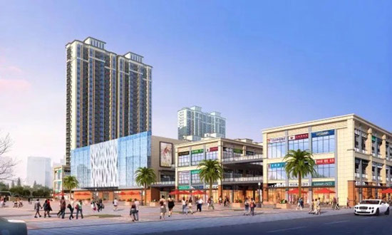 桃源采菱城项目位于桃源县漳江北路与兴旺路交汇处，总建筑面积约20万余方，集居住、商业购物及服务、美食餐饮、现代化办公多功能为一体的商业综合体项目，将为桃源为高新区带来吃住游乐购的一体化便利生活。