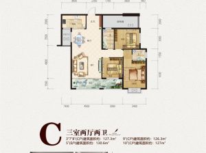 常德-桃源县世纪嘉园为您提供C户型鉴赏
