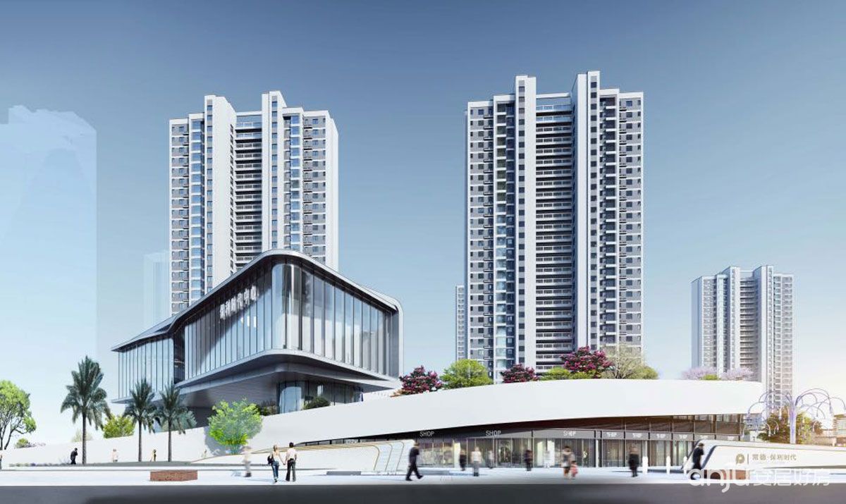 保利时代项目位于常德高铁会展区&middot;郡德学校对面