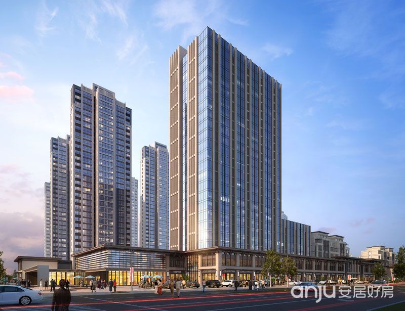 武陵府项目位于常德北部新城市民之家北侧